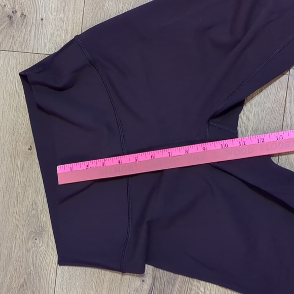 Lululemon Wunder Under Crop Dark purple Leggings Size 8 - Picture 9 of 10
